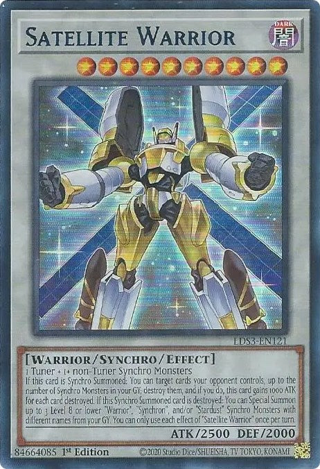 Satellite Warrior (Blue) [LDS3-EN121] Ultra Rare | Clutch Gaming