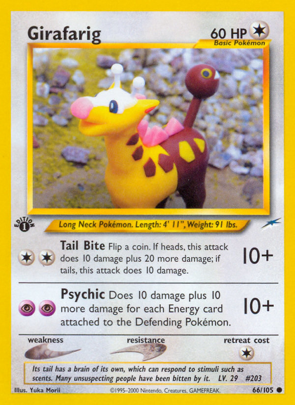 Girafarig (66/105) [Neo Destiny 1st Edition] | Clutch Gaming