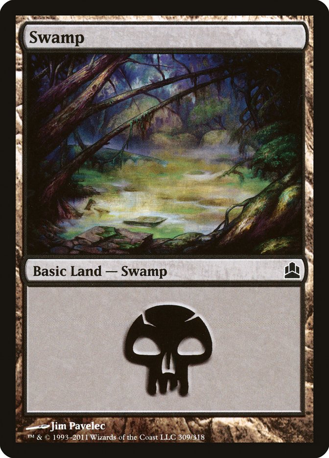 Swamp (309) [Commander 2011] | Clutch Gaming