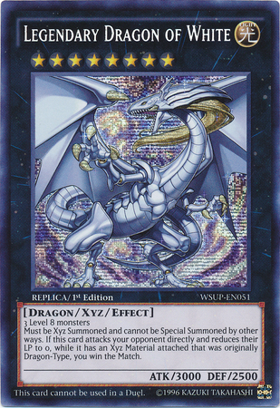 Legendary Dragon of White [WSUP-EN051] Secret Rare | Clutch Gaming