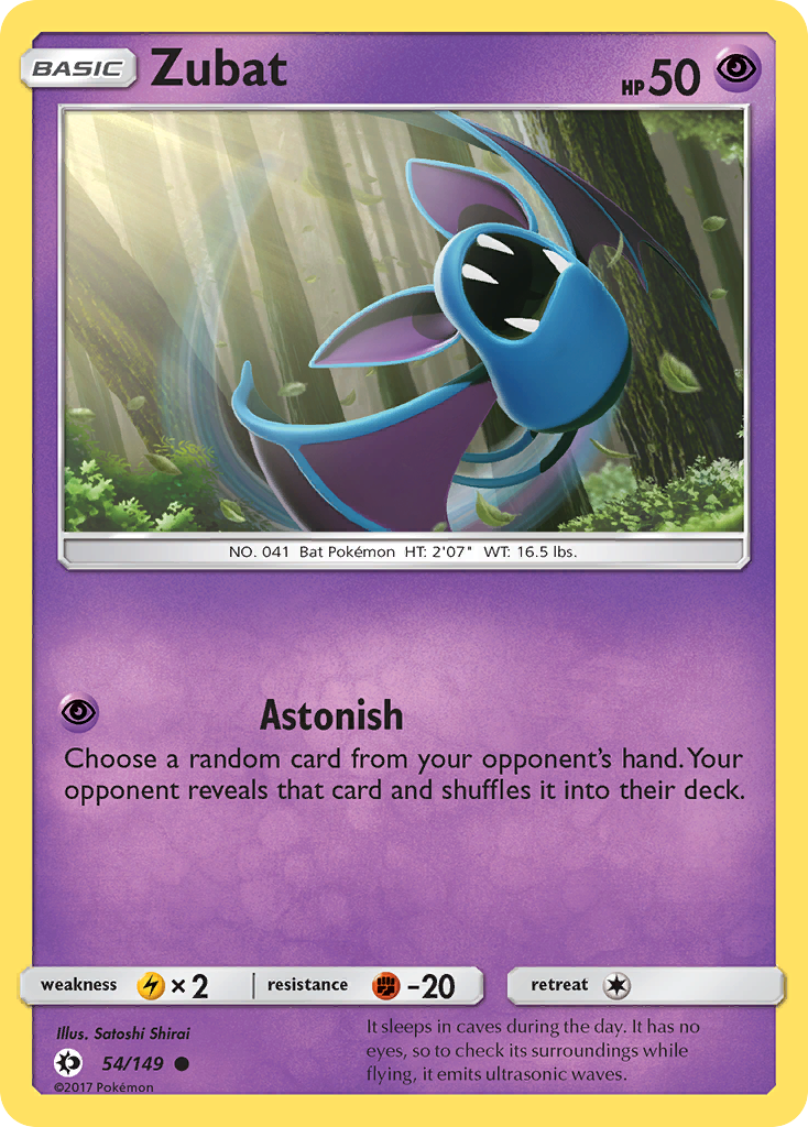 Zubat (54/149) [Sun & Moon: Base Set] | Clutch Gaming