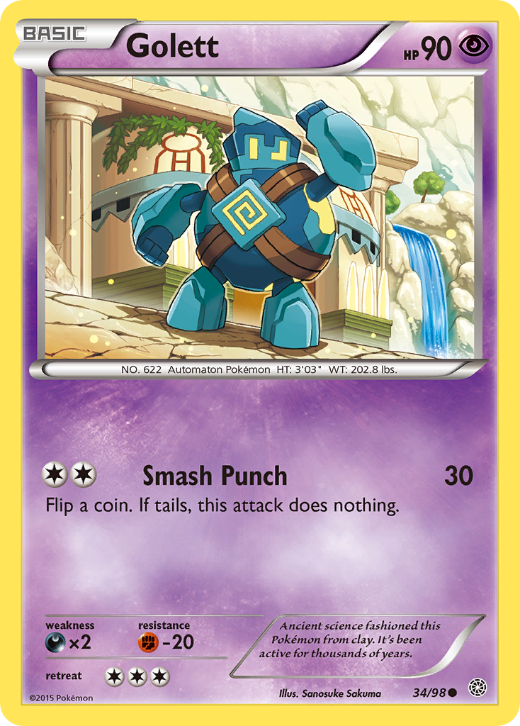 Golett (34/98) [XY: Ancient Origins] | Clutch Gaming