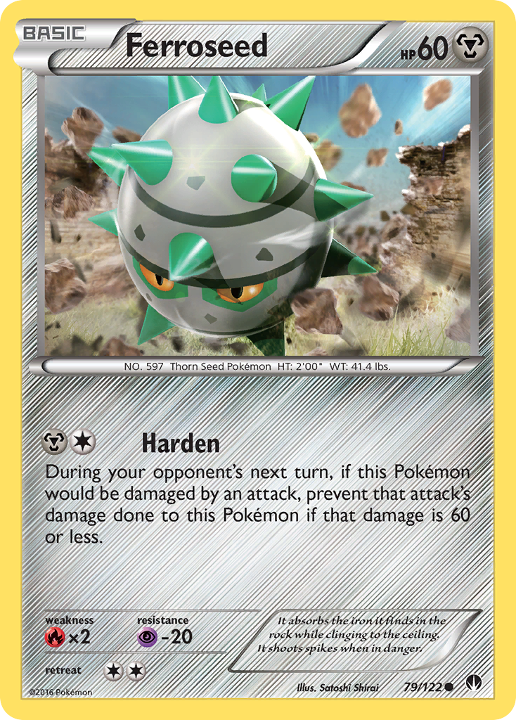 Ferroseed (79/122) [XY: BREAKpoint] | Clutch Gaming