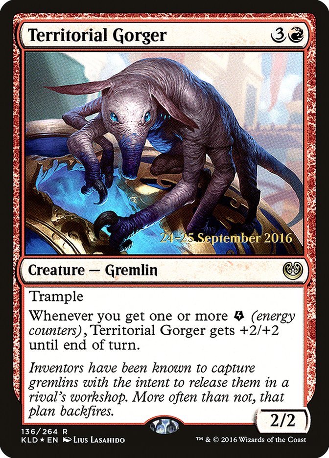 Territorial Gorger [Kaladesh Prerelease Promos] | Clutch Gaming