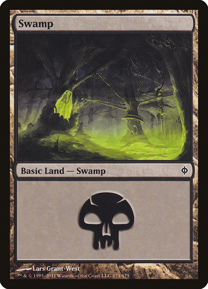 Swamp (171) [New Phyrexia] | Clutch Gaming