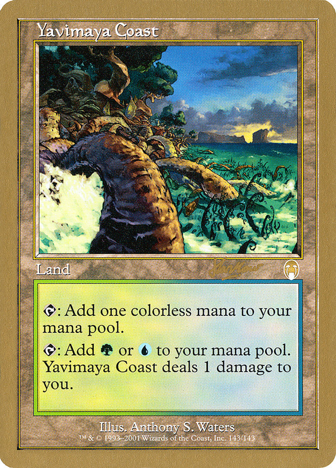 Yavimaya Coast (Sim Han How) [World Championship Decks 2002] | Clutch Gaming