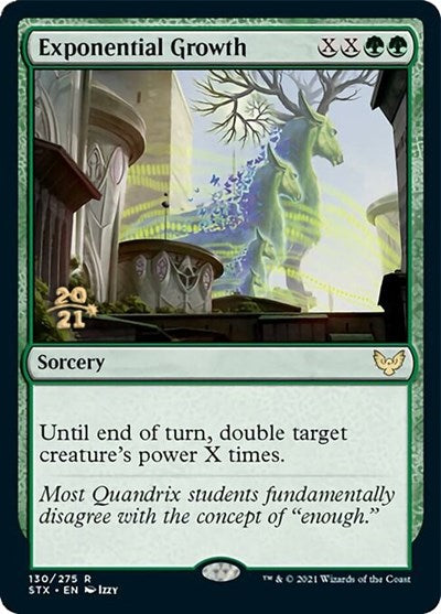 Exponential Growth [Strixhaven: School of Mages Prerelease Promos] | Clutch Gaming