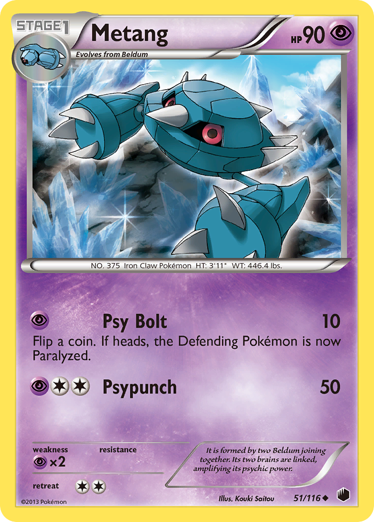 Metang (51/116) [Black & White: Plasma Freeze] | Clutch Gaming