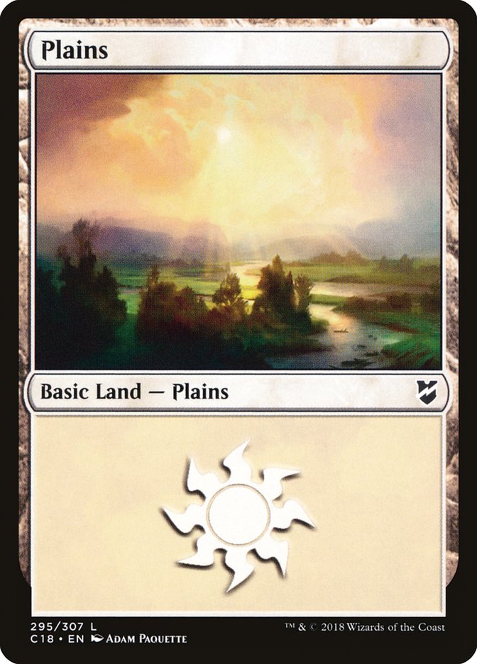 Plains (295) [Commander 2018] | Clutch Gaming