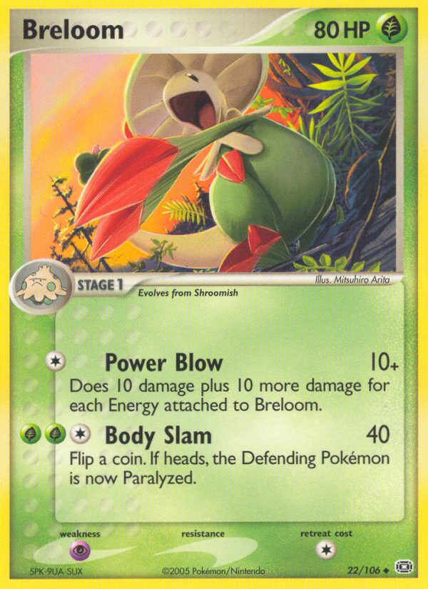 Breloom (22/106) [EX: Emerald] | Clutch Gaming