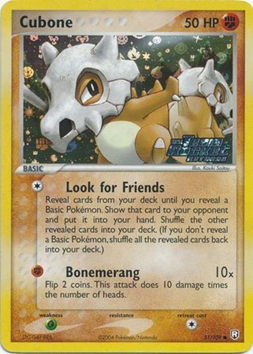 Cubone (51/109) (Stamped) [EX: Team Rocket Returns] | Clutch Gaming