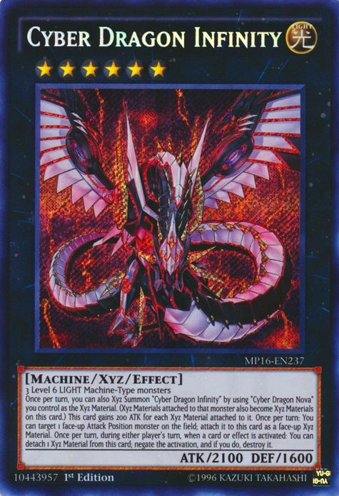 Cyber Dragon Infinity [MP16-EN237] Secret Rare | Clutch Gaming