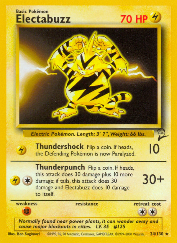 Electabuzz (24/130) [Base Set 2] | Clutch Gaming