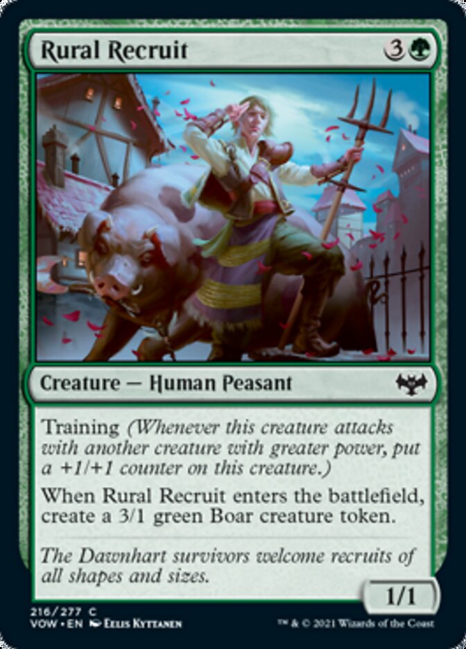 Rural Recruit [Innistrad: Crimson Vow] | Clutch Gaming