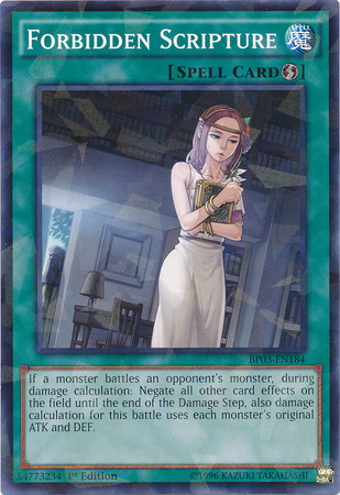 Forbidden Scripture [BP03-EN184] Shatterfoil Rare | Clutch Gaming