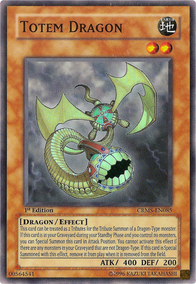 Totem Dragon [CRMS-EN085] Super Rare | Clutch Gaming