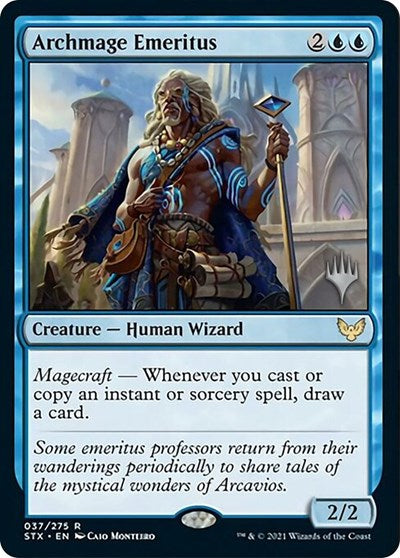 Archmage Emeritus (Promo Pack) [Strixhaven: School of Mages Promos] | Clutch Gaming