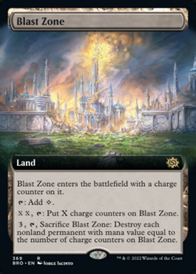 Blast Zone (Extended Art) [The Brothers' War] | Clutch Gaming