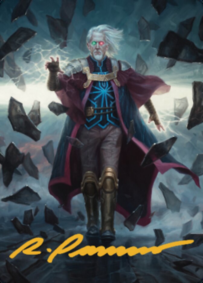 Urza, Planeswalker Art Card (Gold-Stamped Signature) [The Brothers' War Art Series] | Clutch Gaming