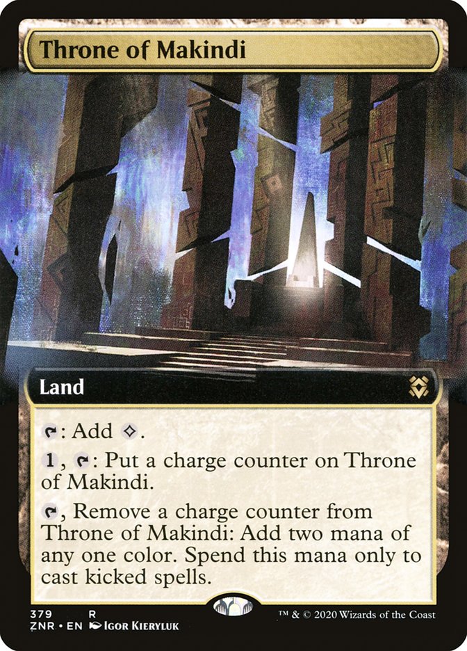 Throne of Makindi (Extended Art) [Zendikar Rising] | Clutch Gaming