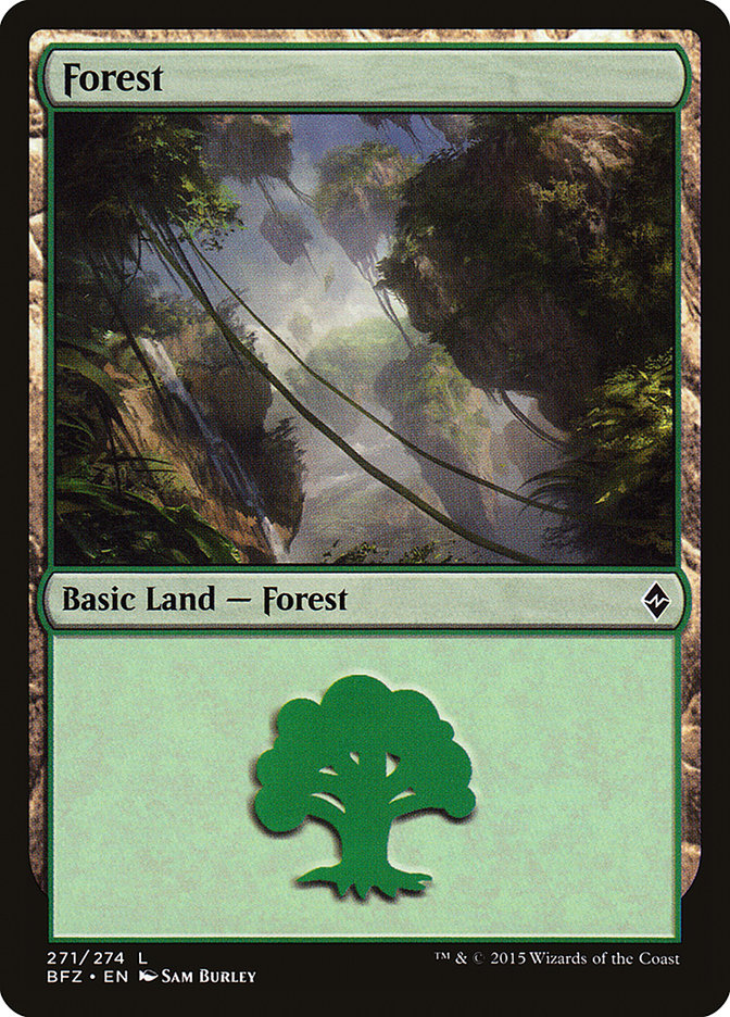 Forest (271a) [Battle for Zendikar] | Clutch Gaming