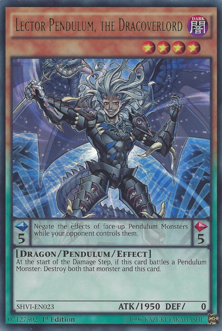 Lector Pendulum, the Dracoverlord [SHVI-EN023] Ultra Rare | Clutch Gaming