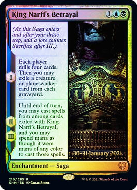 King Narfi's Betrayal [Kaldheim Prerelease Promos] | Clutch Gaming