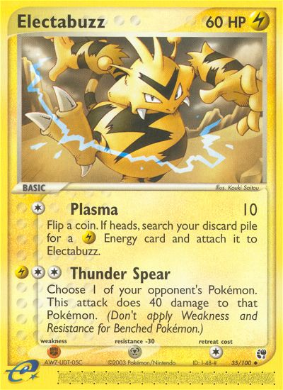 Electabuzz (35/100) [EX: Sandstorm] | Clutch Gaming