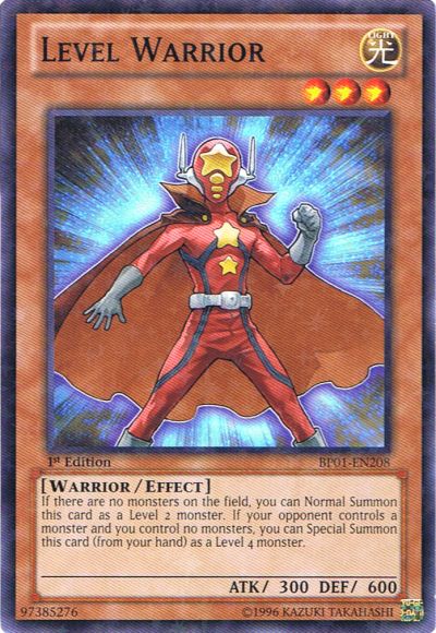 Level Warrior [BP01-EN208] Starfoil Rare | Clutch Gaming