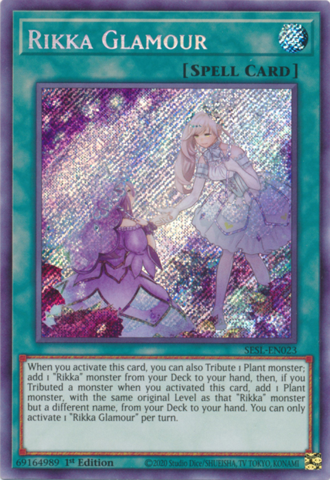 Rikka Glamour [SESL-EN023] Secret Rare | Clutch Gaming