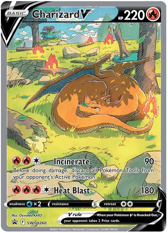 Charizard V (SWSH260) [Sword & Shield: Black Star Promos] | Clutch Gaming