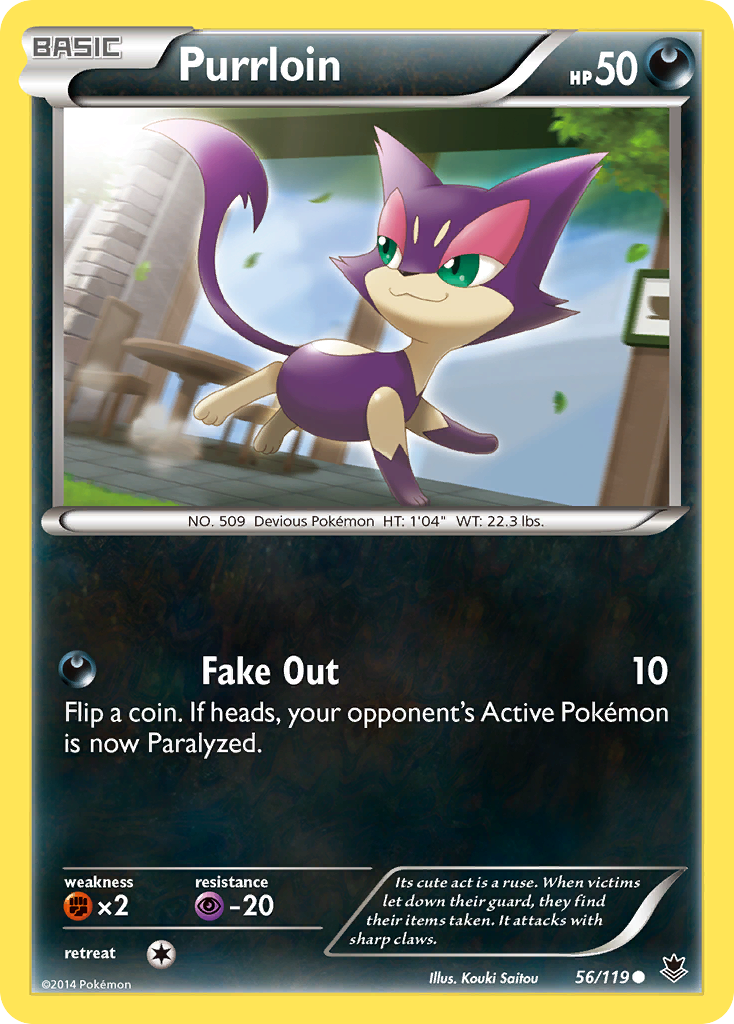 Purrloin (56/119) [XY: Phantom Forces] | Clutch Gaming