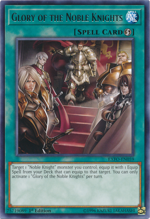 Glory of the Noble Knights [EXFO-EN059] Rare | Clutch Gaming