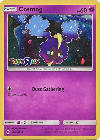 Cosmog (64/149) (Toys R Us Promo) [Sun & Moon: Base Set] | Clutch Gaming