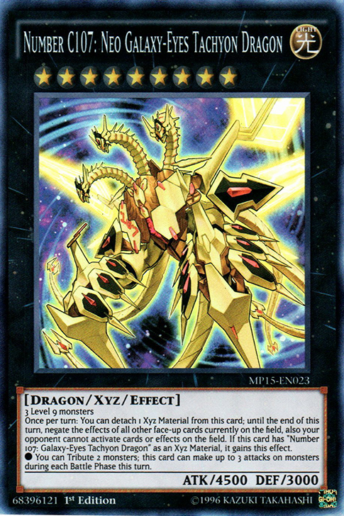 Number C107: Neo Galaxy-Eyes Tachyon Dragon [MP15-EN023] Super Rare | Clutch Gaming