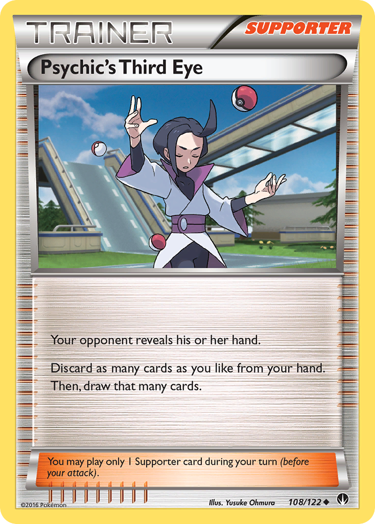 Psychic's Third Eye (108/122) [XY: BREAKpoint] | Clutch Gaming