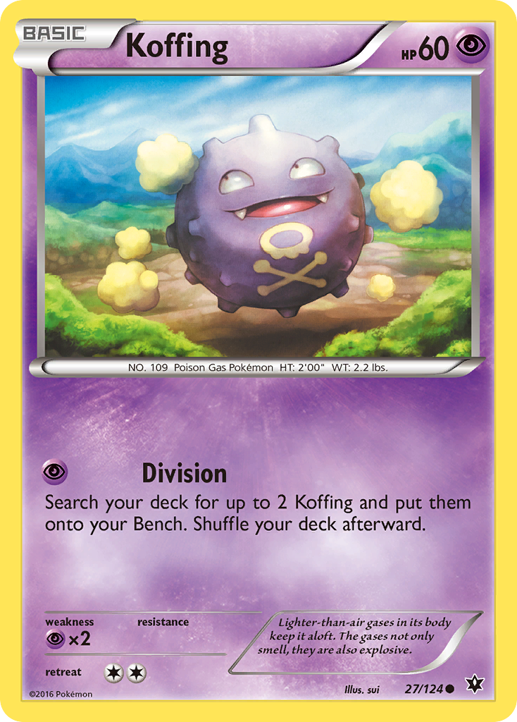 Koffing (27/124) [XY: Fates Collide] | Clutch Gaming