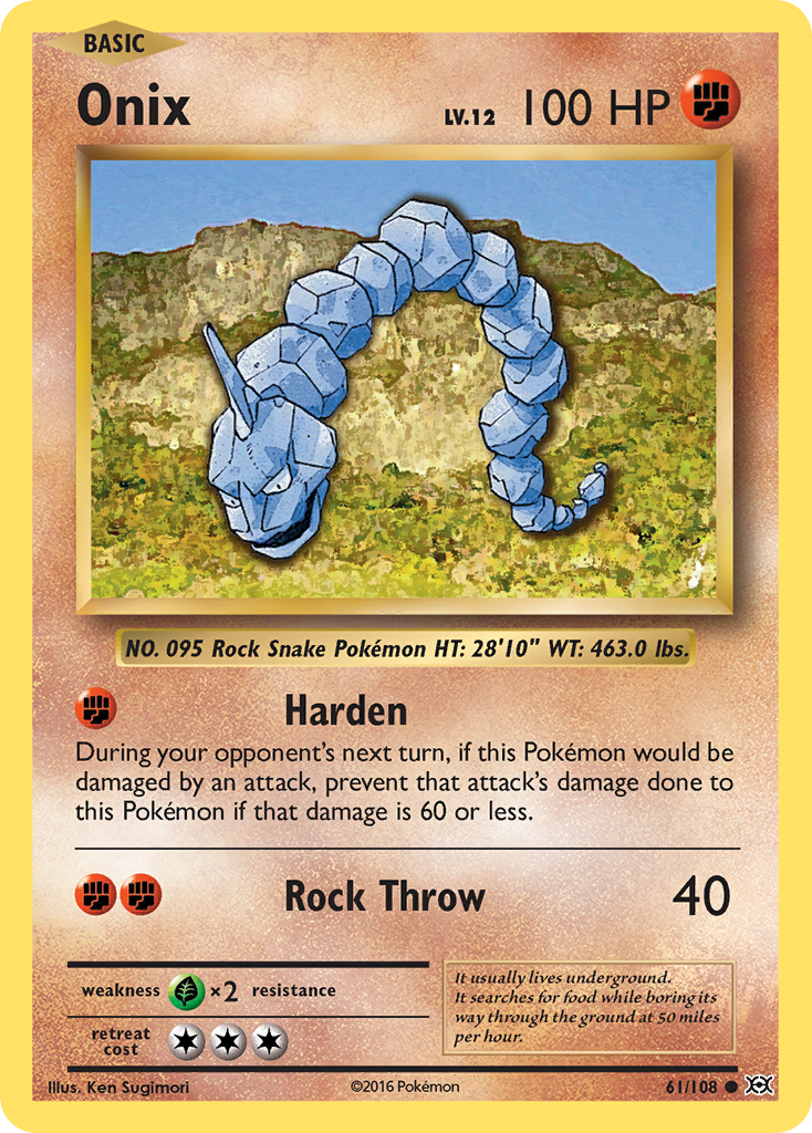 Onix (61/108) [XY: Evolutions] | Clutch Gaming