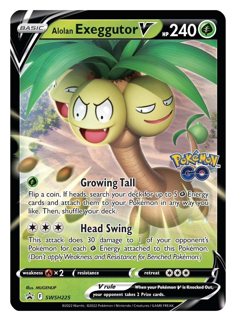 Alolan Exeggutor V (SWSH225) [Sword & Shield: Black Star Promos] | Clutch Gaming