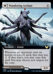 Wandering Archaic // Explore the Vastlands (Extended Art) [Strixhaven: School of Mages] | Clutch Gaming