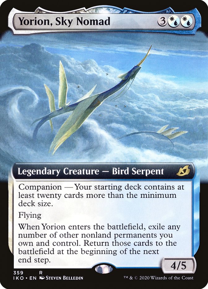 Yorion, Sky Nomad (Extended Art) [Ikoria: Lair of Behemoths] | Clutch Gaming