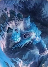 Icehide Troll Art Card [Kaldheim Art Series] | Clutch Gaming