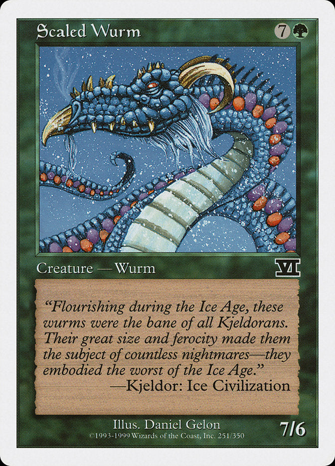 Scaled Wurm [Classic Sixth Edition] | Clutch Gaming