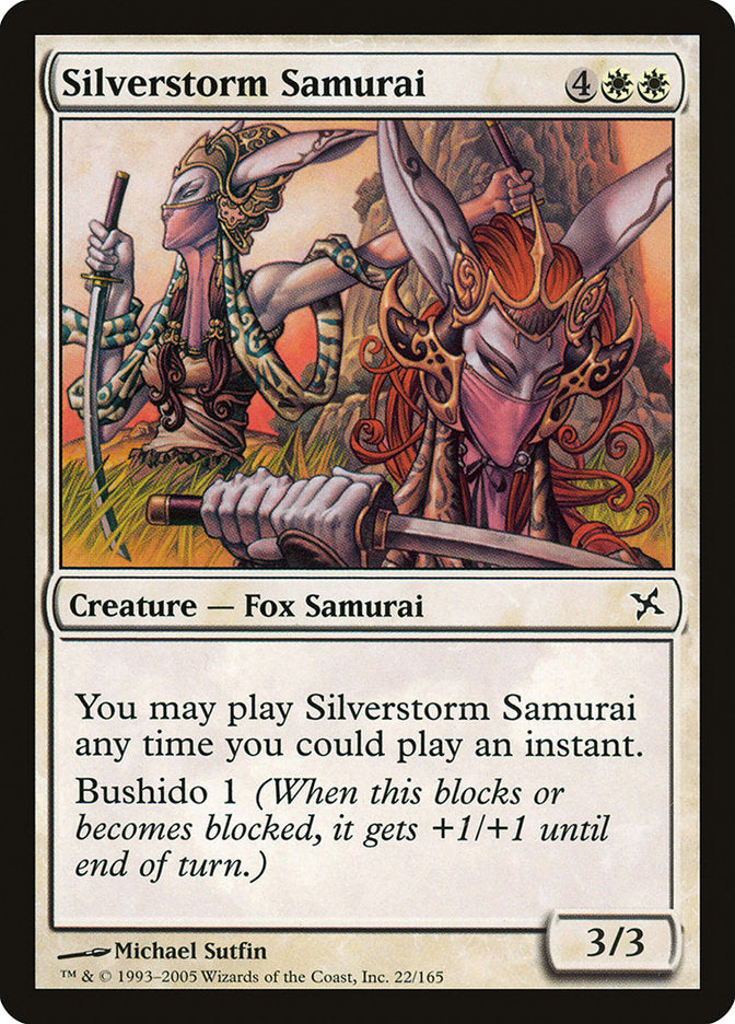 Silverstorm Samurai [Betrayers of Kamigawa] | Clutch Gaming