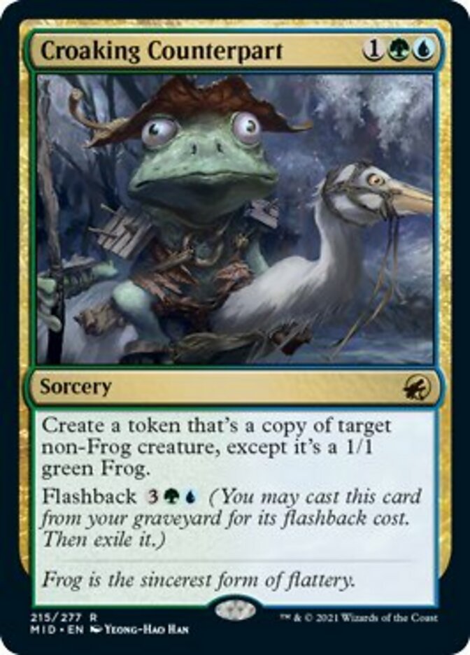 Croaking Counterpart [Innistrad: Midnight Hunt] | Clutch Gaming