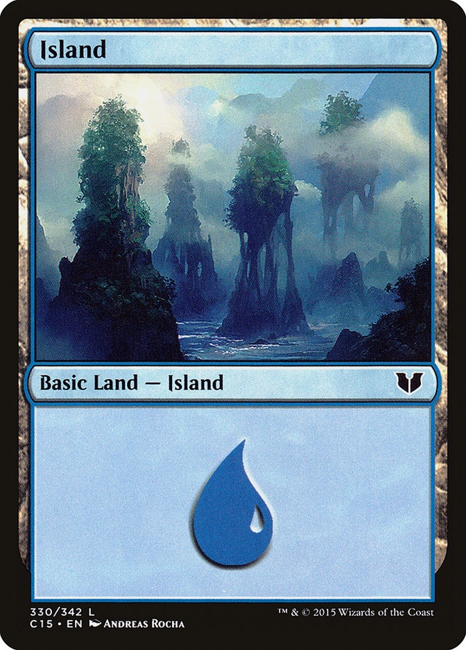 Island (330) [Commander 2015] | Clutch Gaming