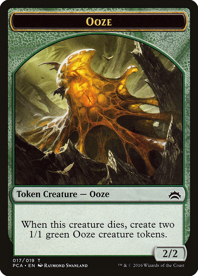 Ooze (016) // Ooze (017) Double-Sided Token [Planechase Anthology Tokens] | Clutch Gaming