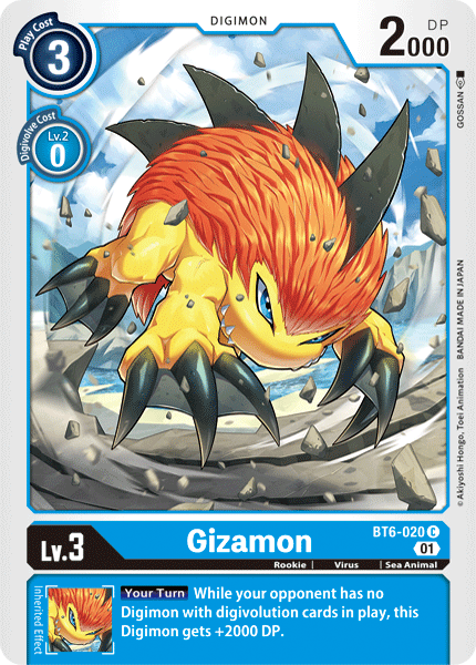 Gizamon [BT6-020] [Double Diamond] | Clutch Gaming