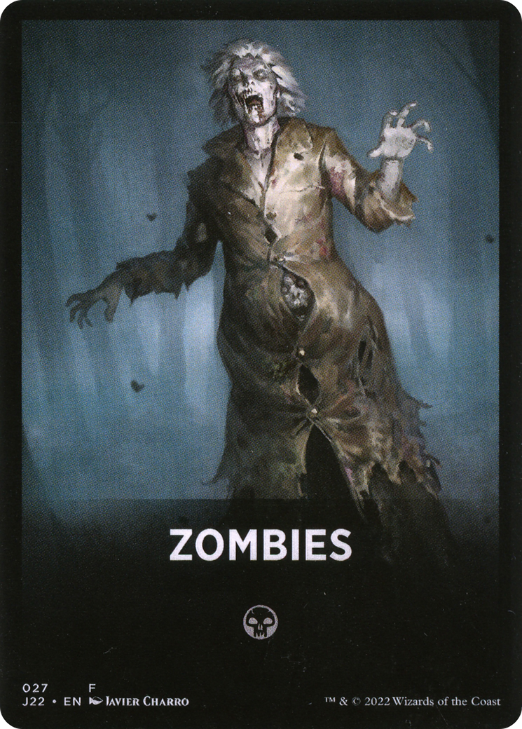 Zombies Theme Card [Jumpstart 2022 Front Cards] | Clutch Gaming