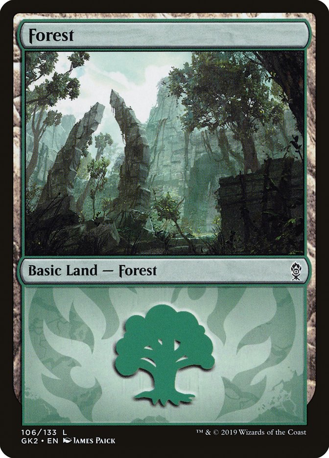 Forest (106) [Ravnica Allegiance Guild Kit] | Clutch Gaming